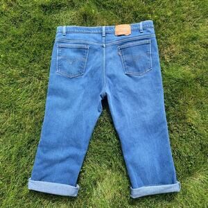 Vintage Levi’s 517 orange tab crop jeans 42x26